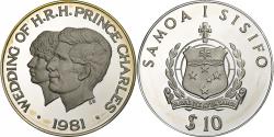 World Coins - Samoa, 10 Tala, 1981, Proof, Silver,