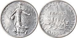 World Coins - Coin, France, Semeuse, Franc, 1990, Paris, , Nickel, KM:925.1