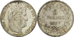 World Coins - Coin, France, Louis-Philippe, 5 Francs, 1837, Rouen, , Silver,KM 749.2