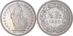 World Coins - Coin, Switzerland, 1/2 Franc, 1980, Bern, Proof, , Copper-nickel, KM:23a.1