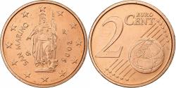 World Coins - San Marino, 2 Euro Cent, 2006, Rome, BU, , Copper Clad Steel