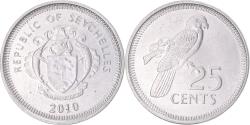 World Coins - Coin, Seychelles, 25 Cents, 2010