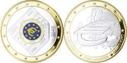 World Coins - France, Medal, Géants Euro, Politics, 2009, , Copper Gilt