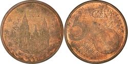 World Coins - Coin, Spain, 5 Euro Cent, 2012