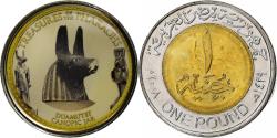 World Coins - Egypt, Token, Trésors des Pharaons, Duamutef Canopic Jar, 2008/AH1429