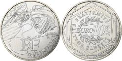 World Coins - France, 10 Euro, Euros des régions, Réunion, 2012, Paris, Silver,
