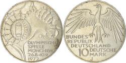 World Coins - Coin, GERMANY - FEDERAL REPUBLIC, 10 Mark, 1972, Hamburg, , Silver