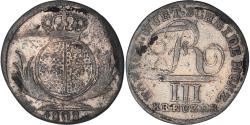 World Coins - Coin, German States, WURTTEMBERG, Friedrich I, 3 Kreuzer, Groschen, 1808