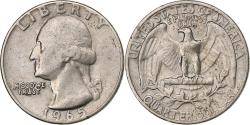 Us Coins - United States, Quarter, Washington Quarter, 1965, U.S. Mint, Copper-Nickel Clad