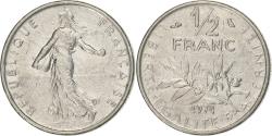 World Coins - France, 1/2 Franc, Semeuse, 1971, Paris, Nickel, , Gadoury:429