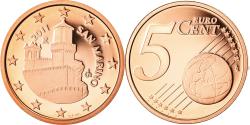 World Coins - San Marino, 5 Euro Cent, 2011, Proof, , Copper Plated Steel, KM:442