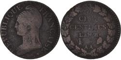 World Coins - Coin, France, Dupré, 5 Centimes, AN 8, Metz, , Bronze, KM:640.2