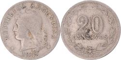World Coins - Coin, Argentina, 20 Centavos, 1919