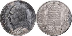 World Coins - France,Louis XVIII,5 Francs,1823, Paris, ,Silver,KM 711.1,Gadoury 614