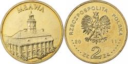 World Coins - Poland, 2 Zlote, 2011, Warsaw, Brass, , KM:788