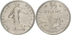 World Coins - France, 1/2 Franc, Semeuse, 1966, Paris, Nickel, , Gadoury:429