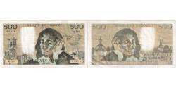 World Coins - France, 500 Francs, Pascal, 1980-09-04, N.12783516, EF(40-45)