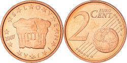 World Coins - Slovenia, 2 Euro Cent, The Prince's stone, 2007, , Copper Plated Steel