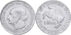 World Coins - Weimar Republic, 1 Mark, 1921, Aluminium,
