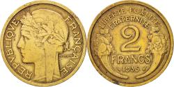 World Coins - Coin, France, Morlon, 2 Francs, 1935, Paris, , Aluminum-Bronze, KM:886