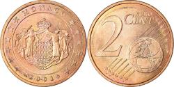 World Coins - Monaco, 2 Euro Cent, 2001, , Copper Plated Steel, KM:168
