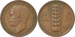 World Coins - Coin, Italy, Vittorio Emanuele III, 5 Centesimi, 1919, Rome, , Bronze