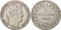World Coins - Coin, France, Louis-Philippe, 5 Francs, 1833, Perpignan, , Silver