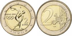World Coins - Greece, 2 Euro, Olympic Games, 2004, Athens, Bi-Metallic, , KM:209
