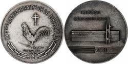 World Coins - France, Medal, XXVème Anniversaire de la Libération, 1970, Silver, Bourgoin