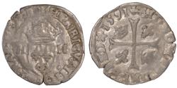 World Coins - Coin, France, Douzain, 1591, , Silver, Sombart:4420