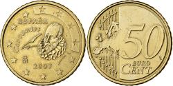 World Coins - Spain, 50 Euro Cent, 2007, Madrid, Nordic gold,