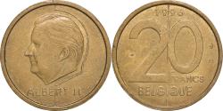 World Coins - Coin, Belgium, 20 Francs, 20 Frank, 1996