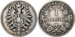 World Coins - GERMANY - EMPIRE, Wilhelm I, Mark, 1873, Munich, Silver, , KM:7