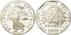 World Coins - Coin, France, Semeuse, 2 Francs, 2000, Paris, Proof, , Nickel