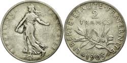 World Coins - Coin, France, Semeuse, 2 Francs, 1905, , Silver, Gadoury:532