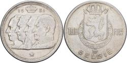 World Coins - Belgium, Régence Prince Charles, 100 Francs, 100 Frank, 1951, Brussels, Silver