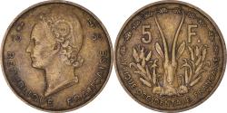 World Coins - Coin, West African States, 5 Francs, 1956