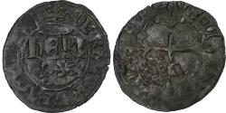 World Coins - France, Henri VI, Denier Parisis, 1422-1453, Paris, Billon,