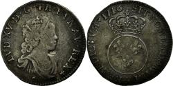 World Coins - Coin, France, Louis XV, 1/10 Écu Vertugadin, 12 Sols, 1/10 ECU, 1716, Amiens