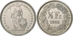 World Coins - Switzerland, 1/2 Franc, 1985, Bern, Copper-nickel, , KM:23a.3