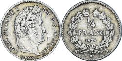 World Coins - Coin, France, Louis-Philippe I, 1/4 Franc, 1834, Paris, , Silver