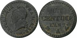 World Coins - France, Centime, Dupré, AN 7, Paris, Copper, , Gadoury:76, KM:646