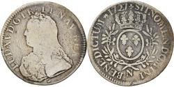 World Coins - Coin, France, Louis XV, Écu aux branches d'olivier, Ecu, 1727, Montpellier