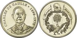 World Coins - France, Medal, Les Présidents de la République, Charles De Gaulle, Politics