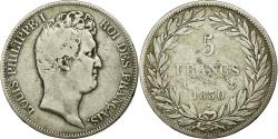 World Coins - Coin, France, Louis-Philippe, 5 Francs, 1830, Paris, , Silver