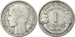 World Coins - Coin, France, Morlon, Franc, 1945, Castelsarrasin, , Aluminum