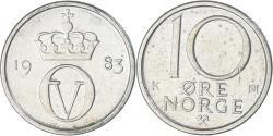 World Coins - Coin, Norway, 10 Öre, 1983