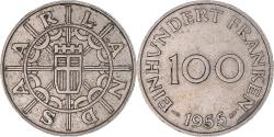 World Coins - Coin, SAARLAND, 100 Franken, 1955, Paris, , Copper-nickel, KM:4