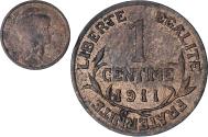 World Coins - France, Dupuis, Centime, 1911, Paris, , Bronze, KM:840, Gadoury:90