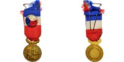 World Coins - France, Académie du dévouement national, Medal, Good Quality, Gilt Bronze, 30